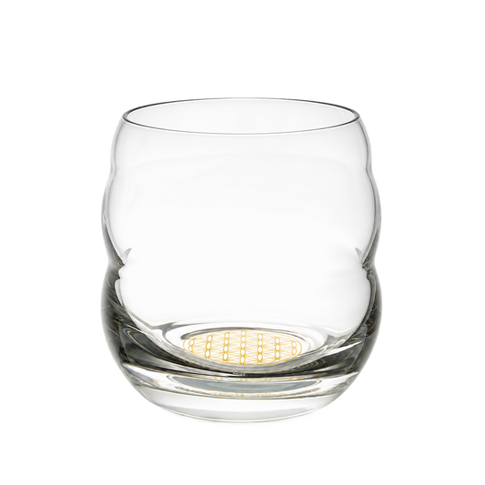 Mythos Drinking Glass - 250ML (gold engraving) - hero shot