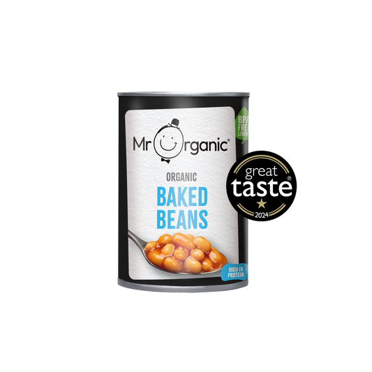 Mr Organic Baked Beans - Case of 12 x 400G (Org)