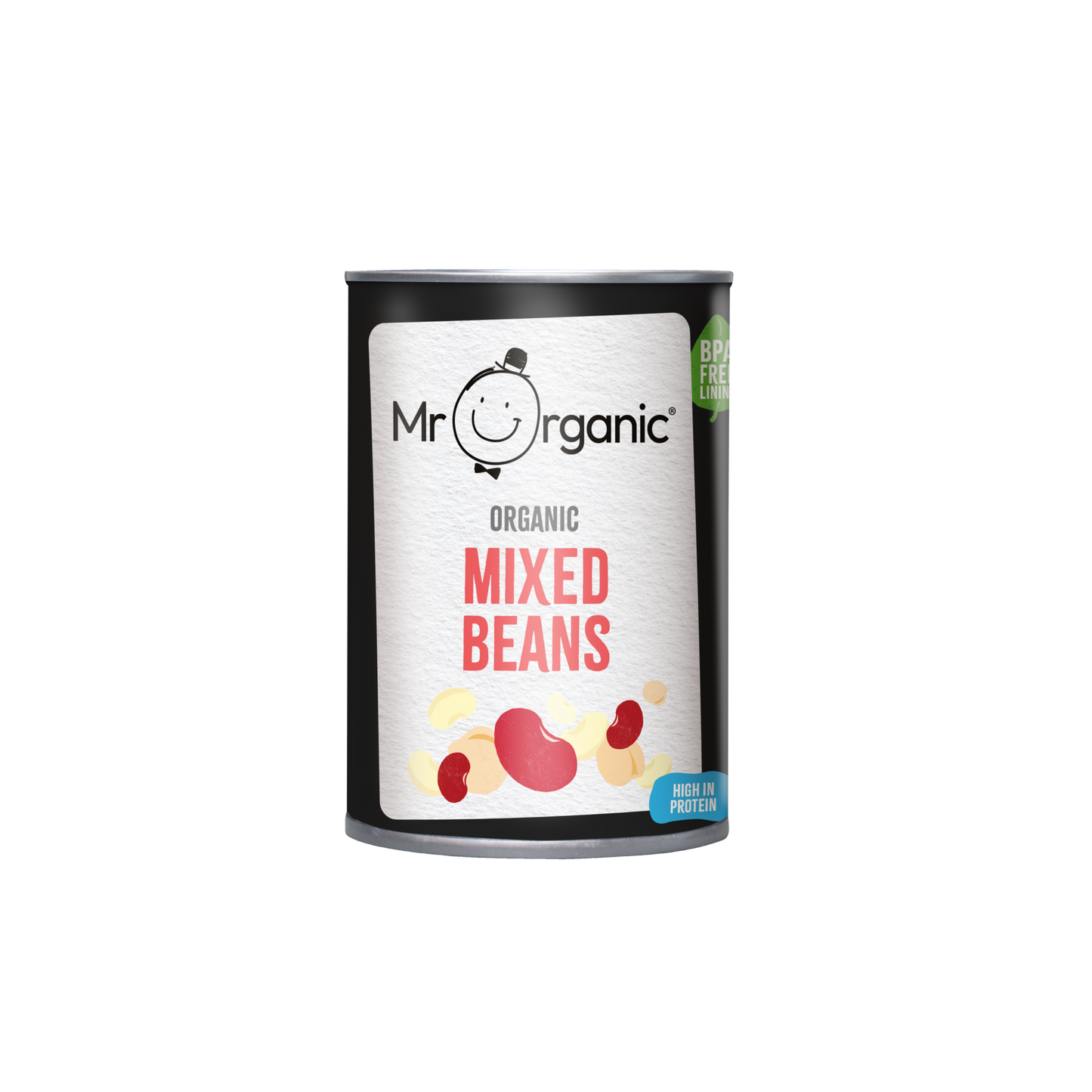 Mr Organic Beans - Mixed Case of 12 (2) x 400G Cans
