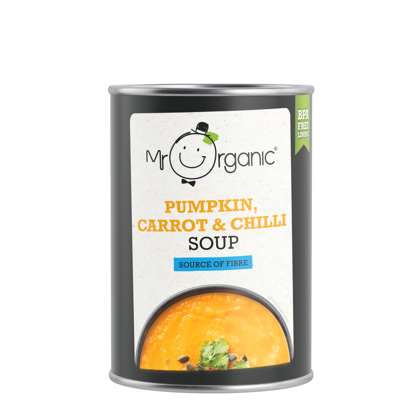 Mr Organic Pumpkin, Carrot & Chilli Soup - 400G (Org)