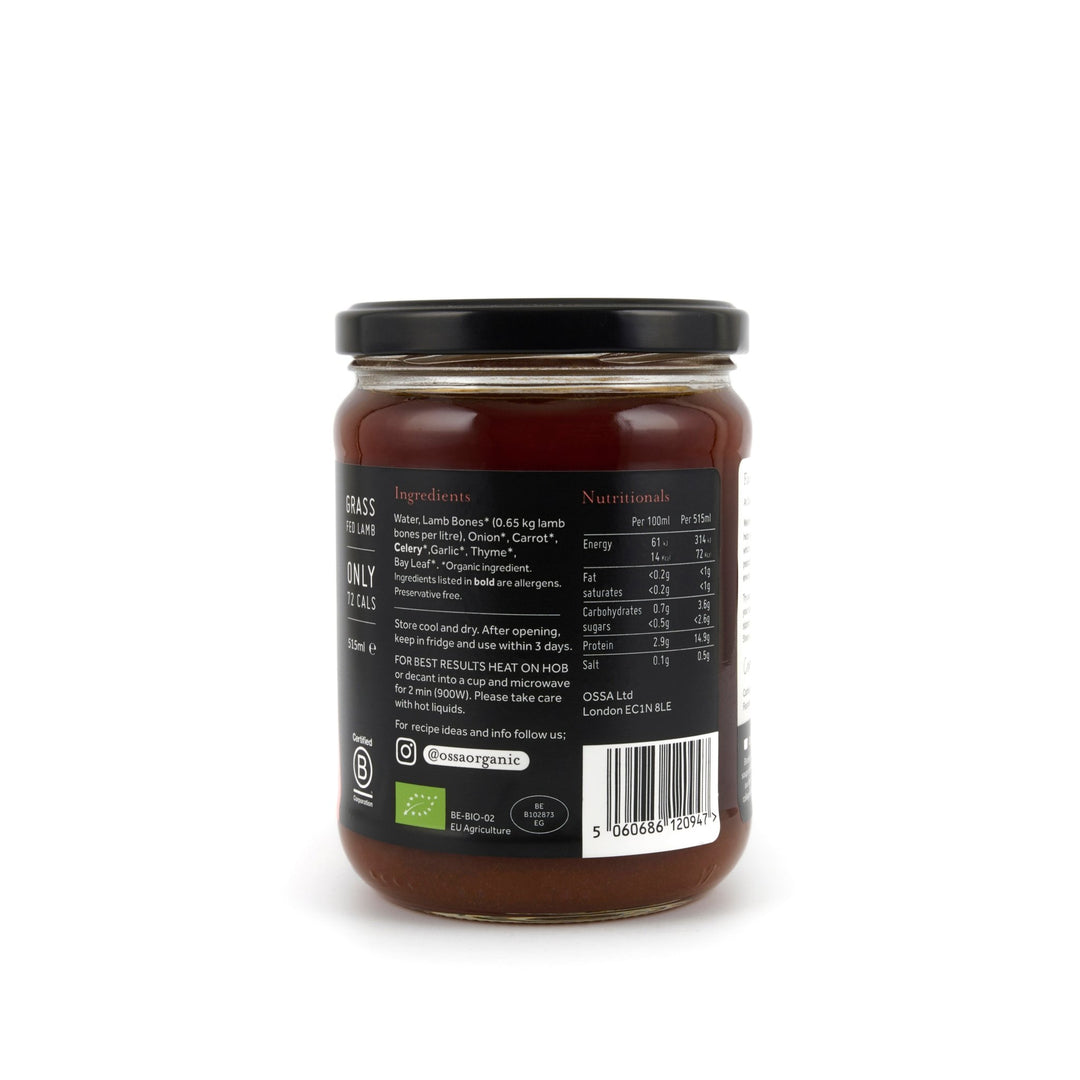 Ossa Lamb Bone Broth Boost - Case of 6 x 515ML