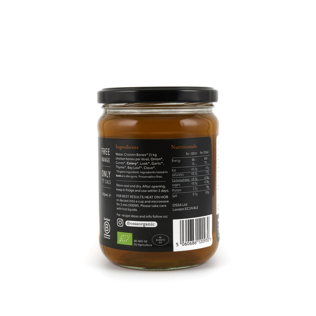 Ossa Free Range Chicken Bone Broth Boost - Case of 6 x 515ML