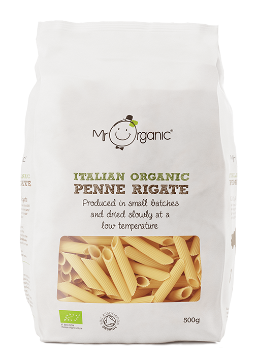 Mr Organic Penne Pasta - Case of 12 X 500g (Org)