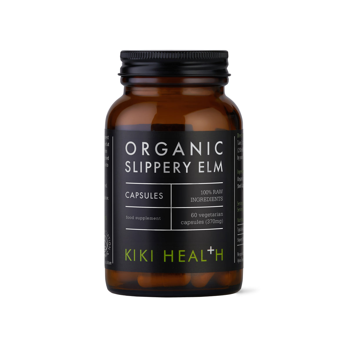 KiKi Health Slippery Elm - 60 Vegicaps (Org)