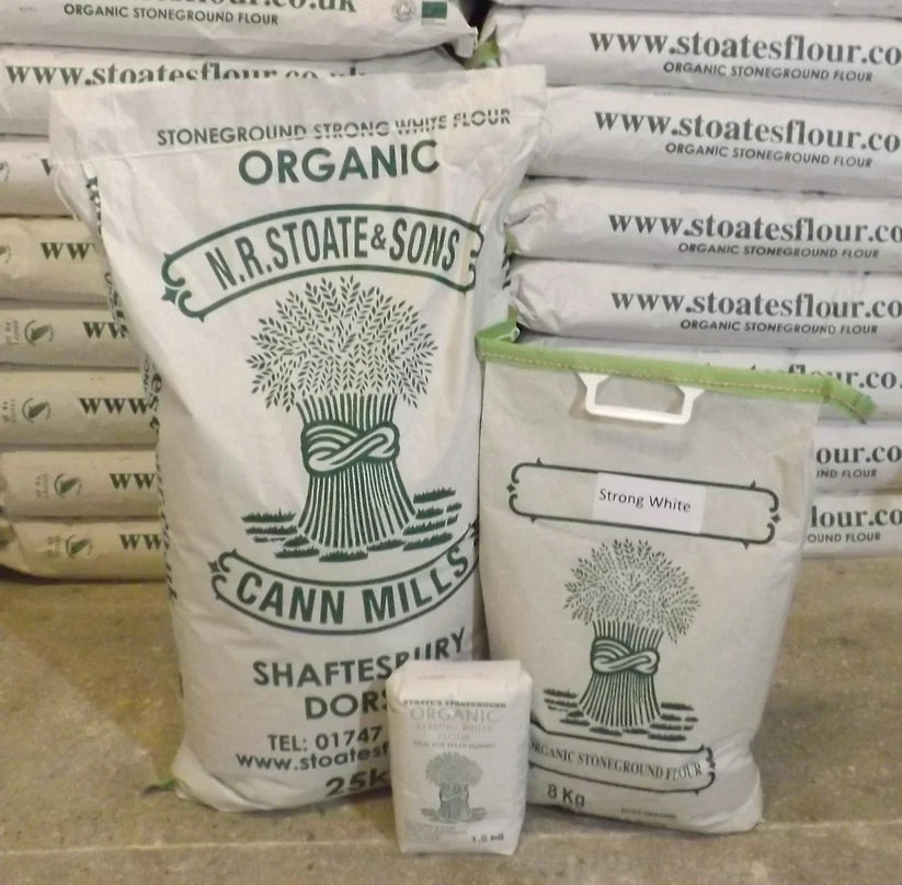 Stoate's Stoneground Plain White Flour - 25KG (Org)