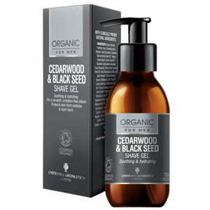 Organic for Men Cedarwood & Black Seed Soothing Shave Gel - 120ML (Org)