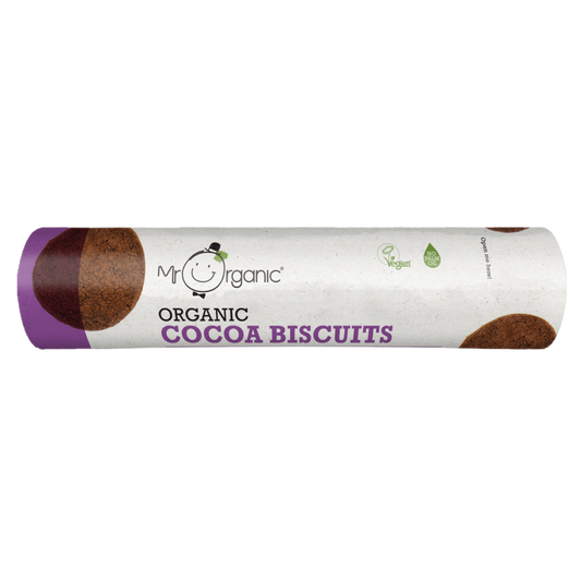 Mr Organic Cocoa Biscuits - Case of 12 X 250g (Org)