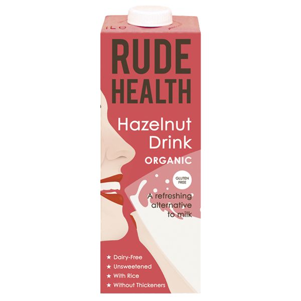 Rude Health Hazelnut Drink - Case of 6 x 1L (Org)