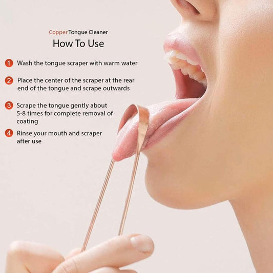 El'Cobre Copper Tongue Cleaner with Box