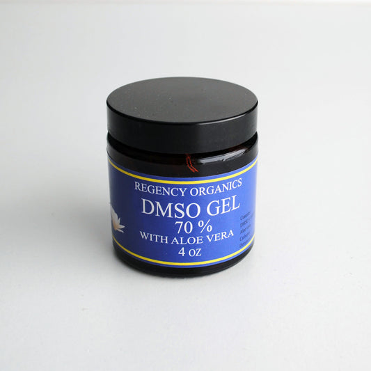 Regency Organics DMSO Gel 70% with Aloe Vera - 4OZ Glass Jar