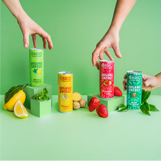 Brio Mate Organic Energy Drink - Case of 12 x 250ML (Org)