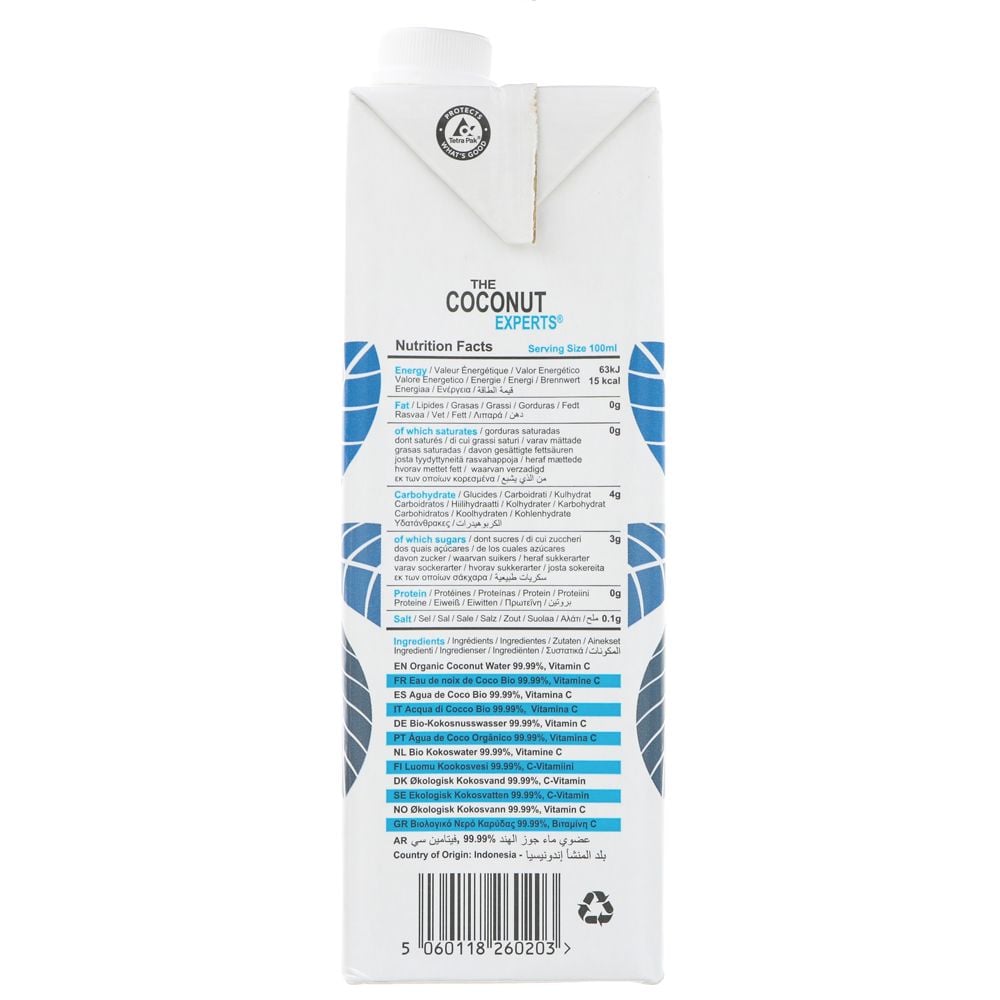 Cocofina Coconut Water - Case of 12 x 1L (Org)