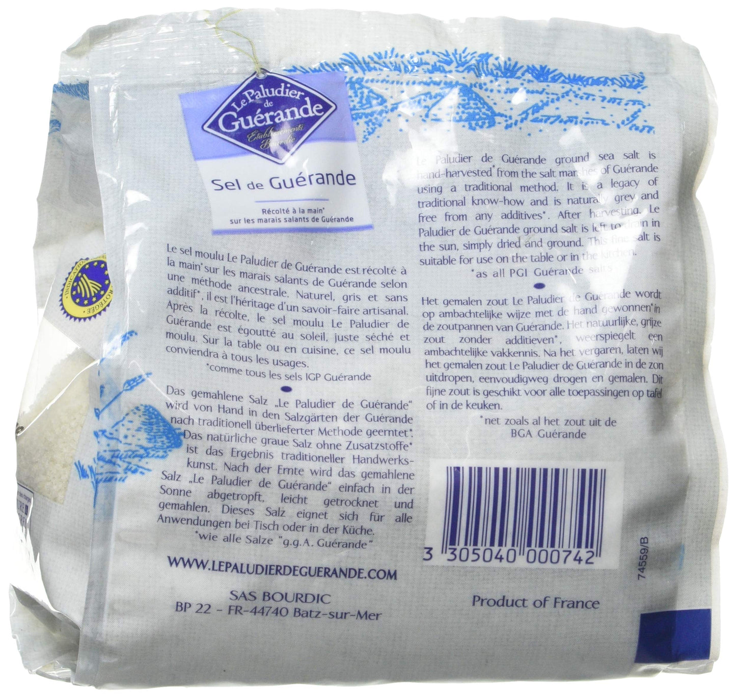 Celtic Sea Salt - Fine - 500G (Org)