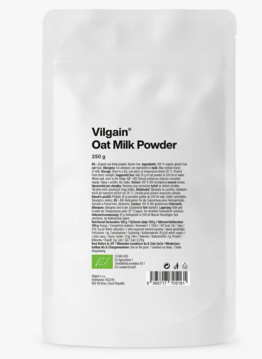 Vilgain Organic Oat Milk Powder - 250G