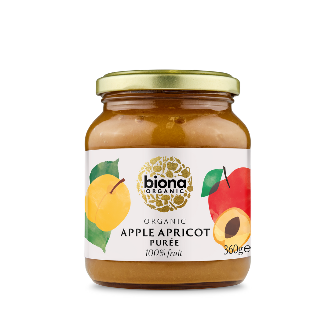 Biona Apple & Apricot Puree - 360G (Org)