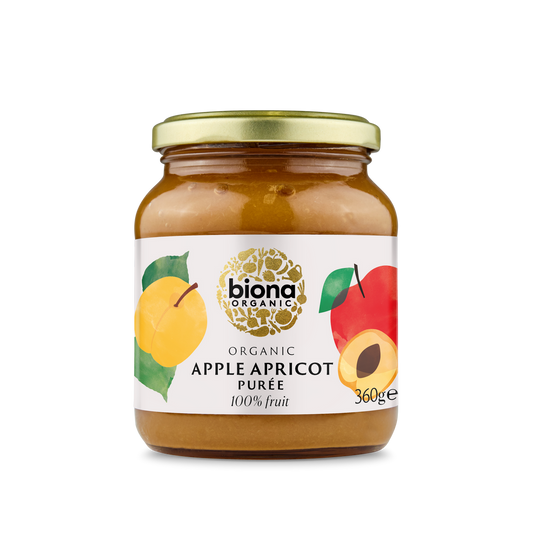 Biona Apple & Apricot Puree - 360G (Org)