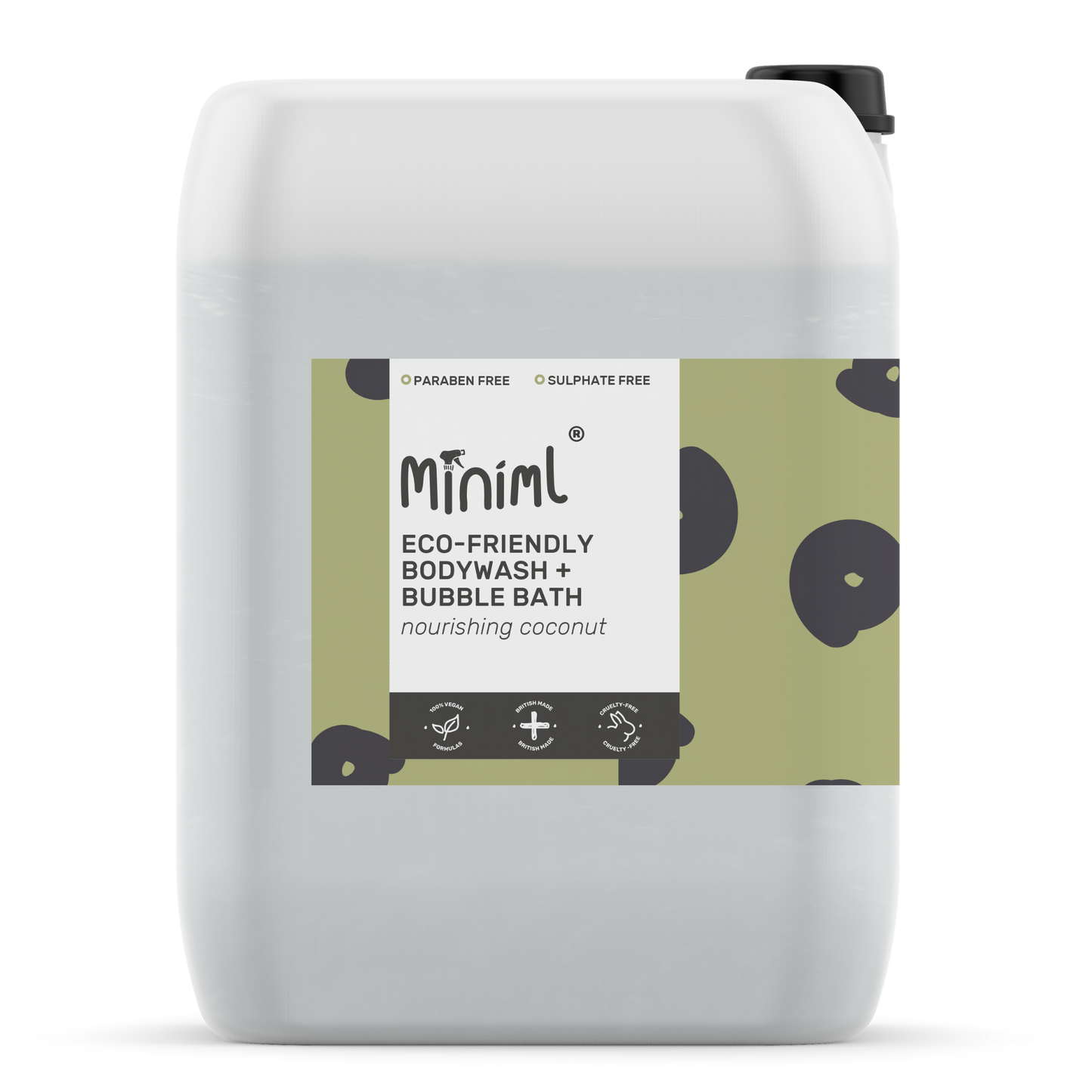 Miniml Bodywash & Bubblebath - 20L