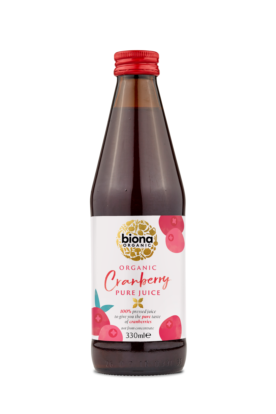 Biona Pure Cranberry Super Juice - Case of 6 x 330ML (Org)