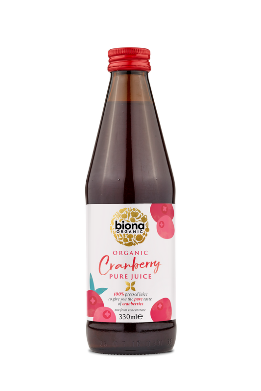 Biona Pure Cranberry Super Juice - Case of 6 x 330ML (Org)