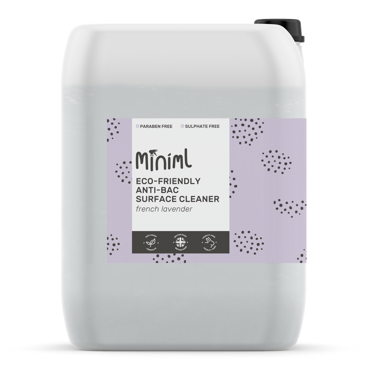 Miniml Anti-Bac Surface Cleaner - French Lavender - 20L