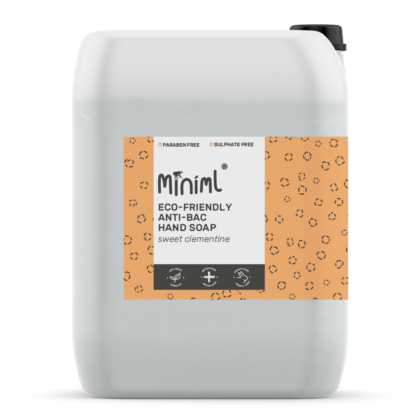 Miniml Anti-Bac Hand Soap - Sweet Clementine - 20L