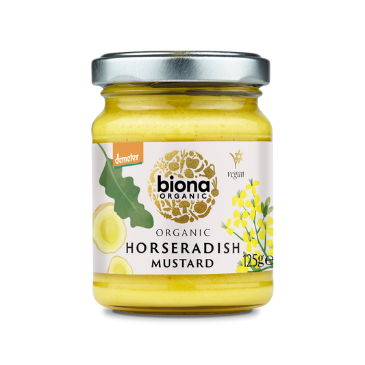Biona Horseradish Mustard - 125G (Org)
