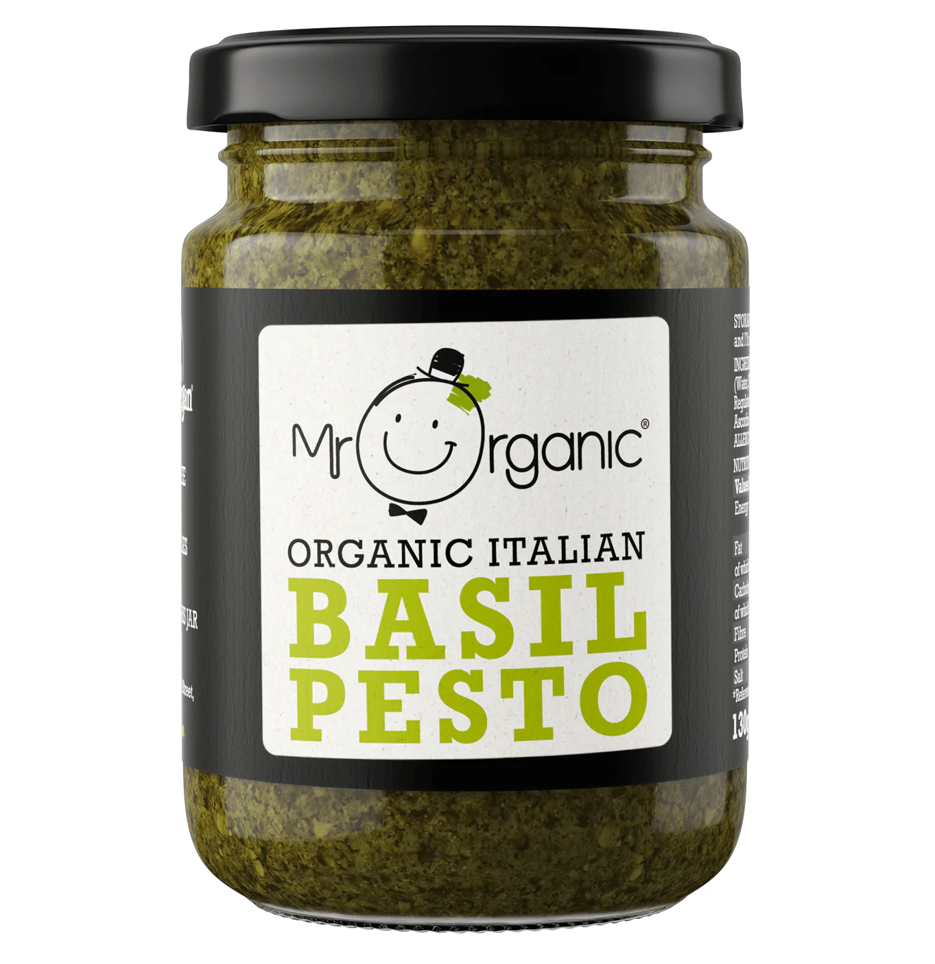 Mr Organic Basil Pesto - Case of 6 x 190G (Org)