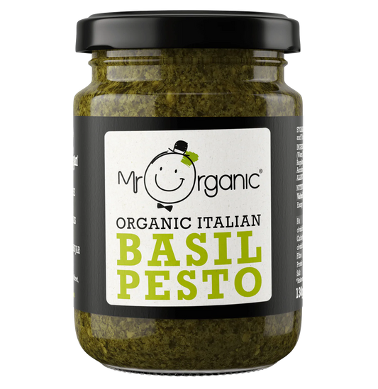 Mr Organic Basil Pesto - Case of 6 x 190G (Org)