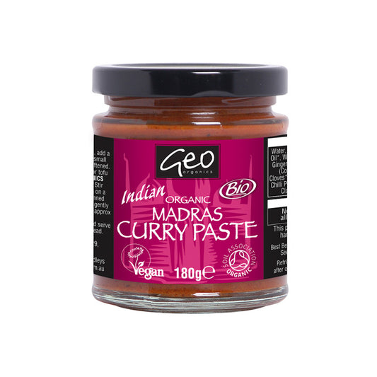 Geo Organics Madras Paste - 180G (Org)