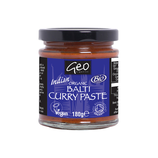 Geo Organics Balti Paste - Case of 6 x 180G (Org)
