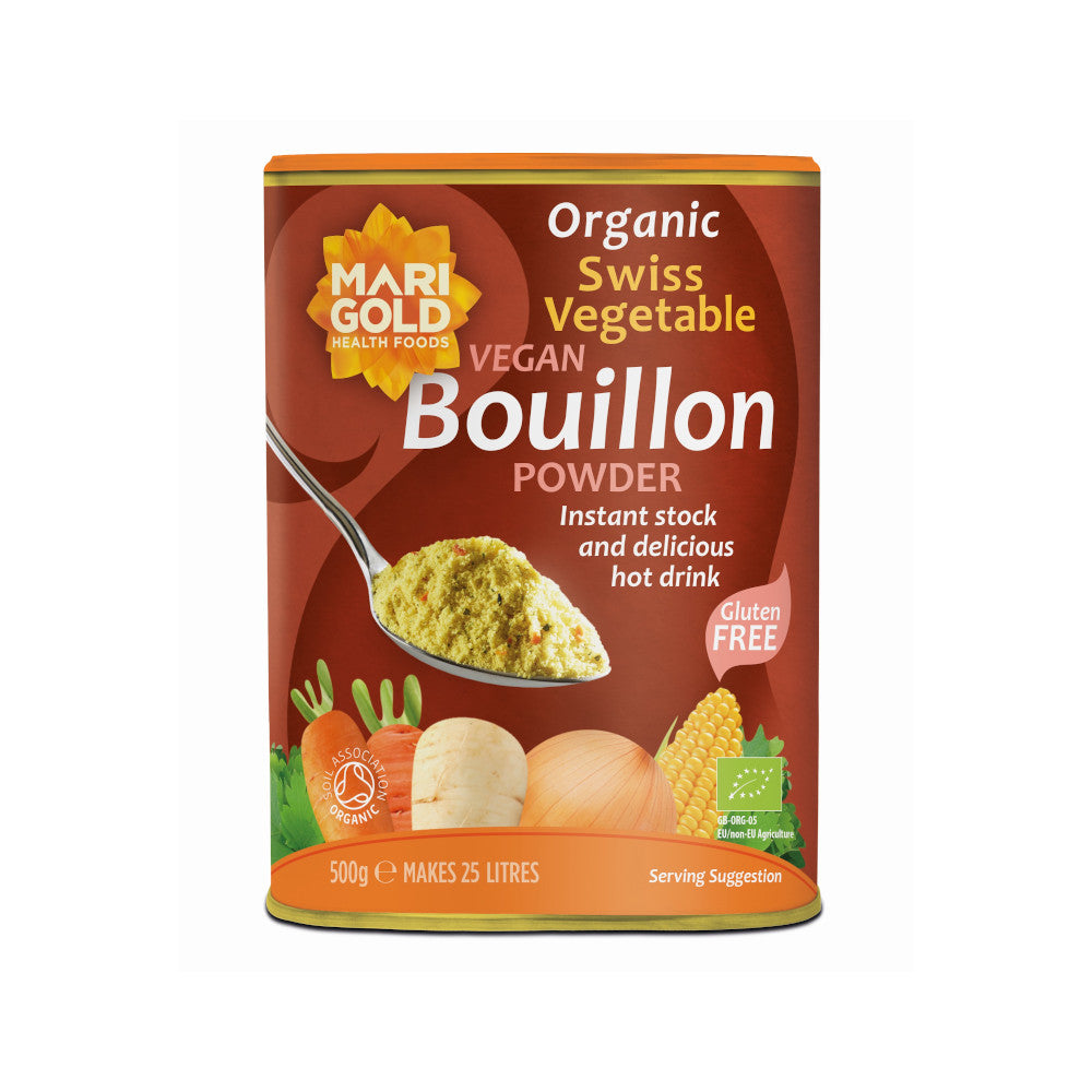 Marigold Swiss Vegetable Vegan Bouillon - Gluten Free - 500G (Org)