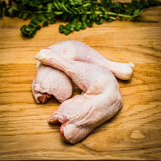 Frozen Organic Free Range Chicken Leg Quarters - Pack of 2 (Org)