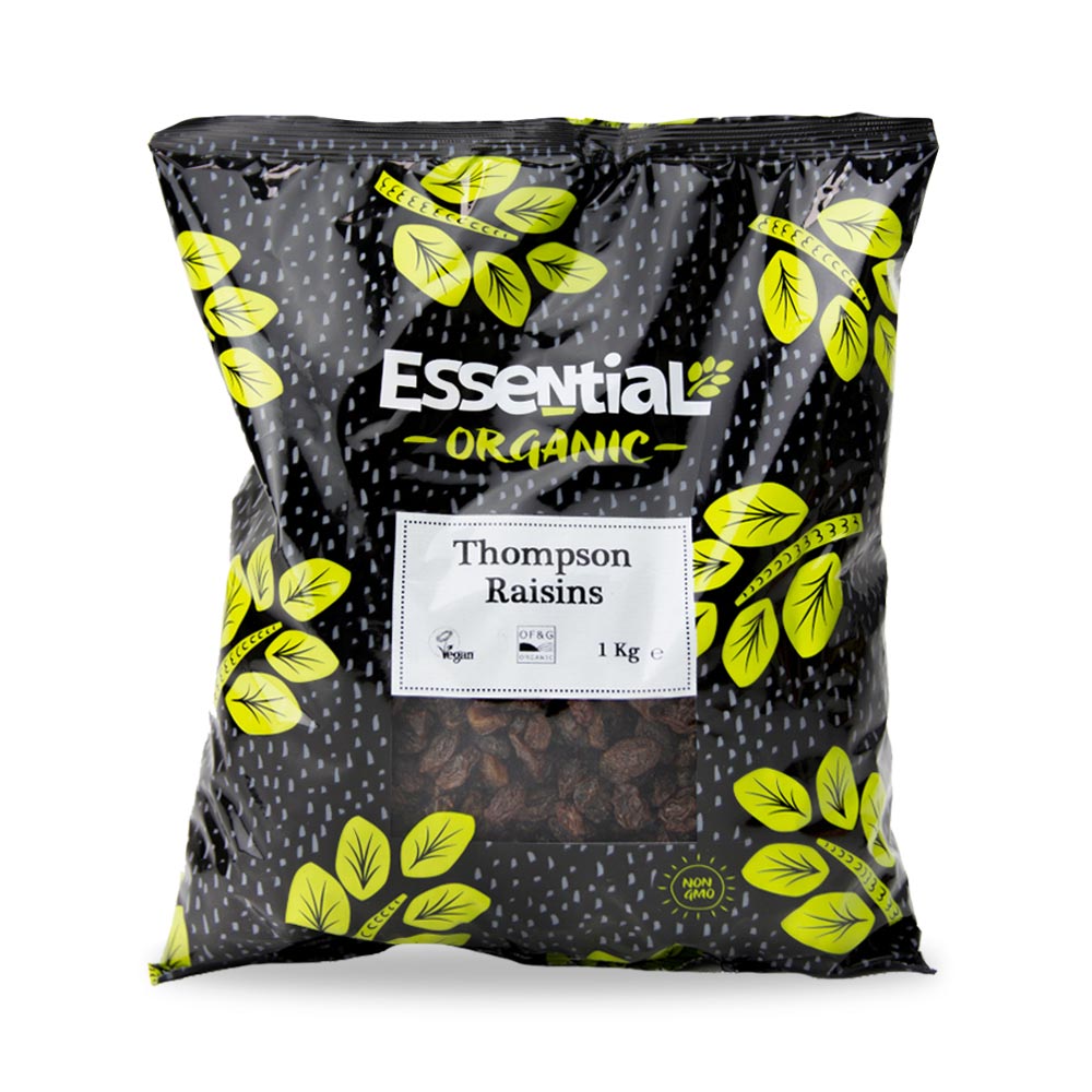 Essential Thompson Raisins - Case of 6 x 500G (Org)