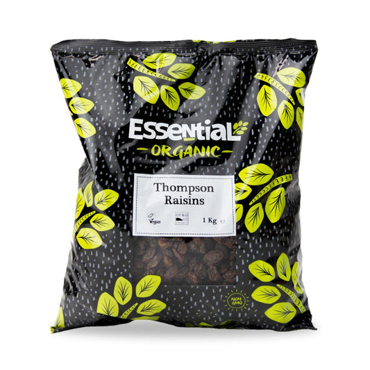 Essential Thompson Raisins - Case of 6 x 500G (Org)