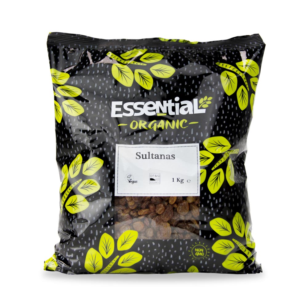 Essential Sultanas - Case of 6 x 500G (Org)