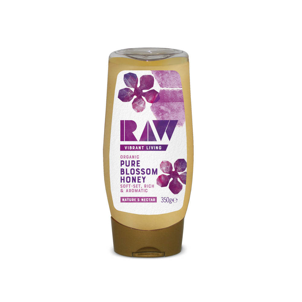 Raw Vibrant Living Pure Blossom Honey - 350G (Org)