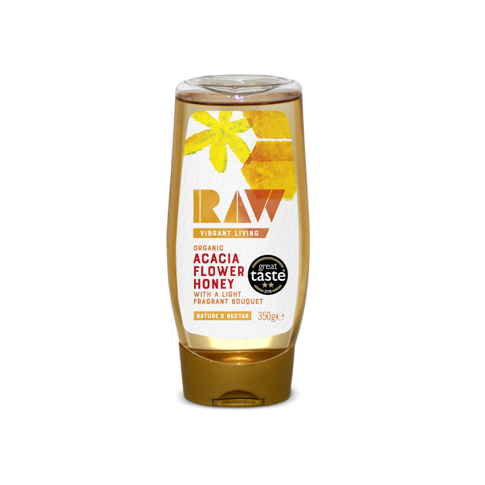 Raw Vibrant Living Acacia Flower Honey - 350G (Org)