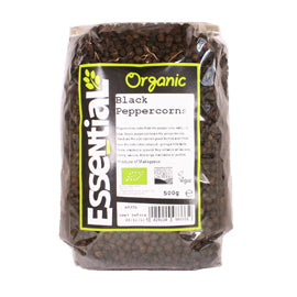 Essential Black Peppercorns - 500G (Org)