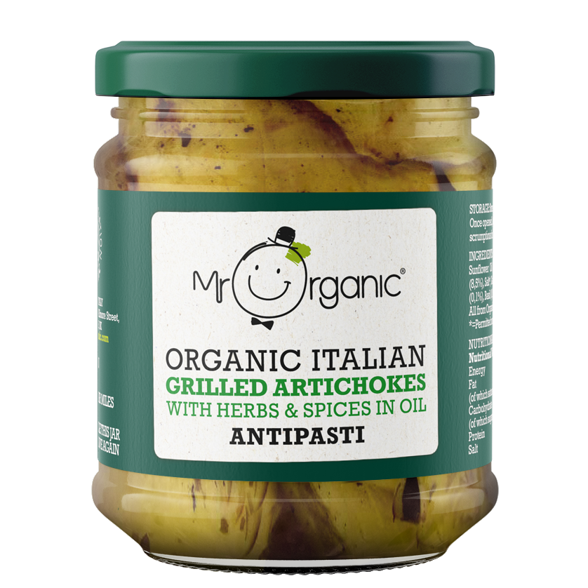 Mr Organic Organic Artichoke Antipasti - Case of 5 X 190g (Org)