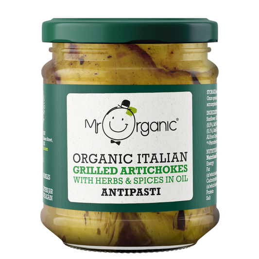 Mr Organic Organic Artichoke Antipasti - Case of 5 X 190g (Org)