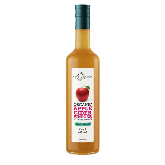 Mr Organic Apple Cider Vinegar - with the Mother - Case of 6 X 500ml (Org)