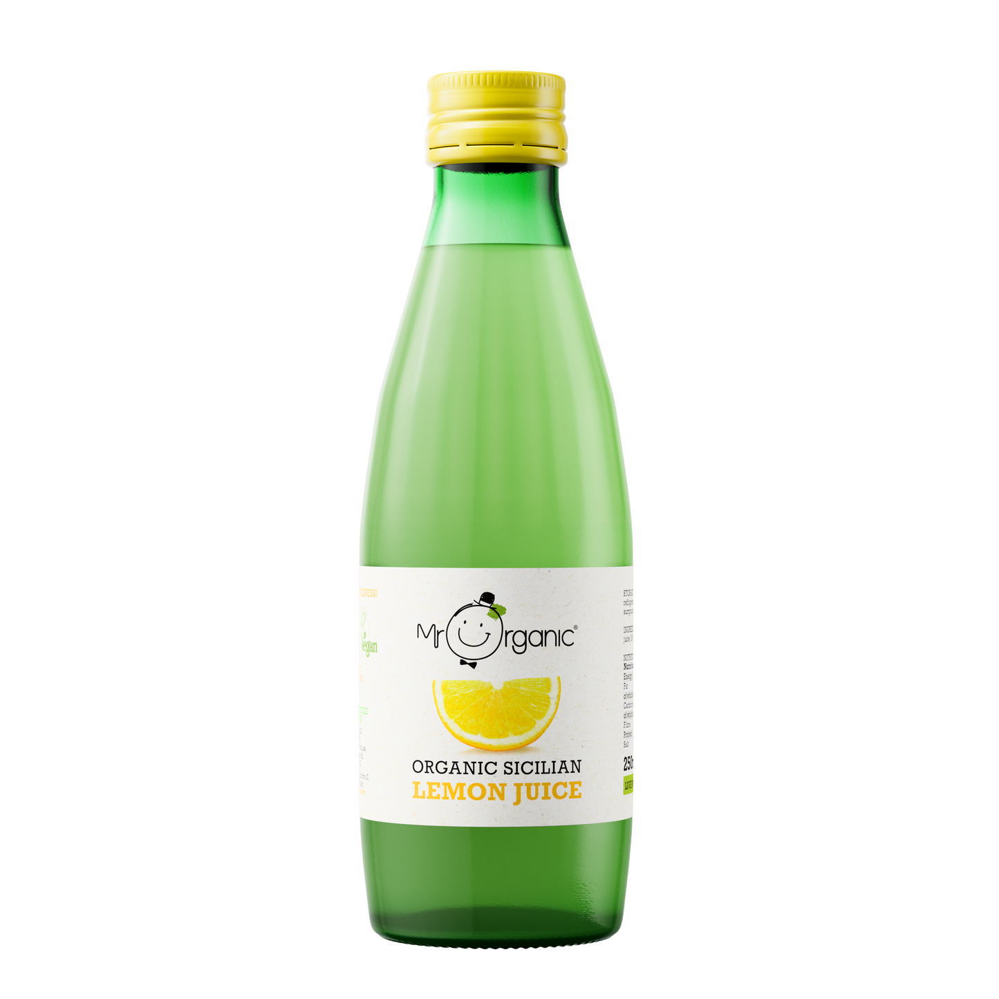 Mr Organic Sicilian Lemon Juice - Case of 12 X 250ml (Org)