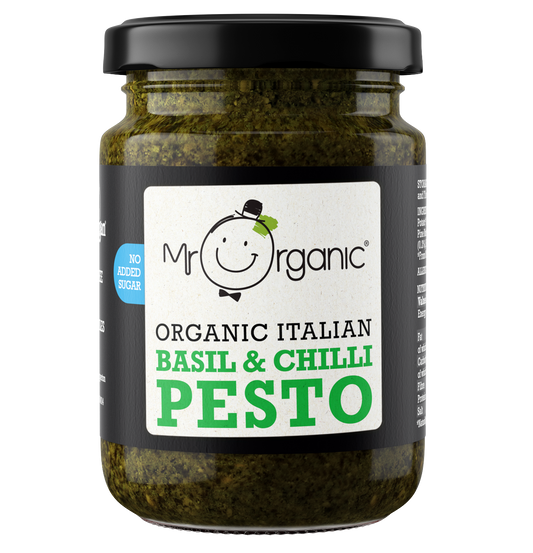 Mr Organic Basil & Chilli Pesto - 190G (Org)