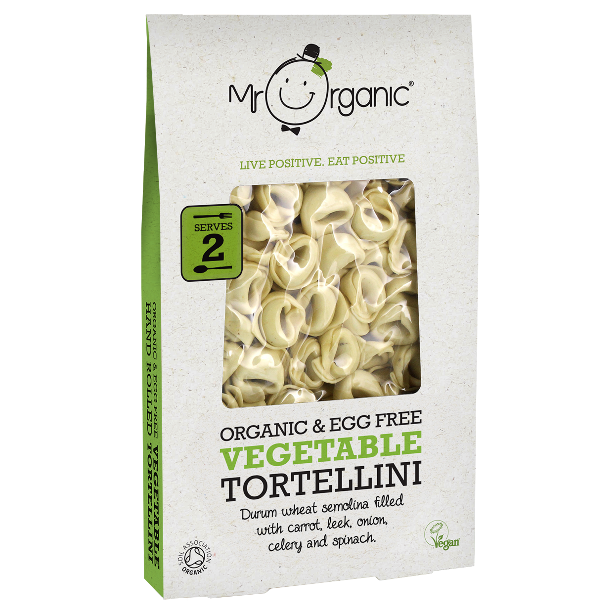 Mr Organic Tortellini with Vegetables - Case of 10 X 250g (Org)