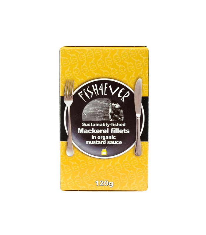Fish4Ever Mackerel Fillets in Mustard Sauce - 110G (Org)