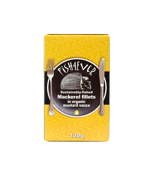 Fish4Ever Mackerel Fillets in Mustard Sauce - 110G (Org)