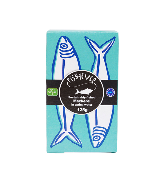 Fish4Ever Mackerel in Spring Water - 125G (Org)