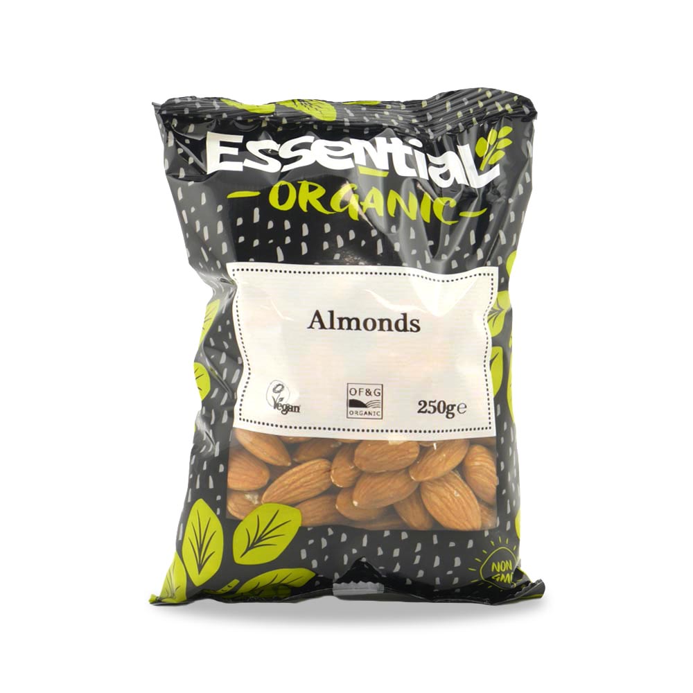 Essential Whole Almonds - 250G (Org)