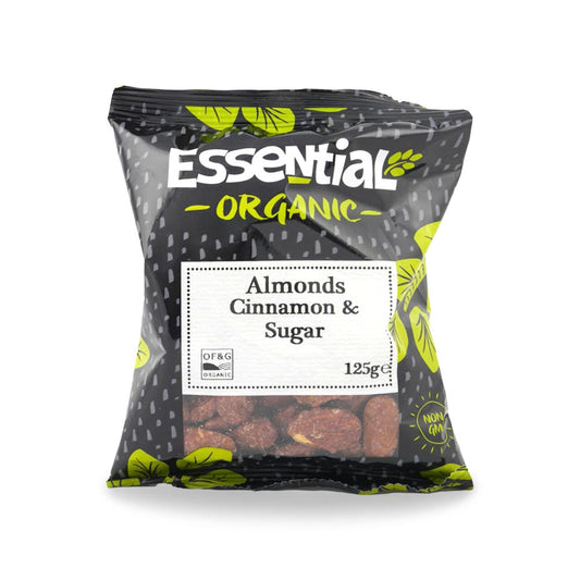 Essential Almonds Cinnamon & Sugar - 125G (Org)