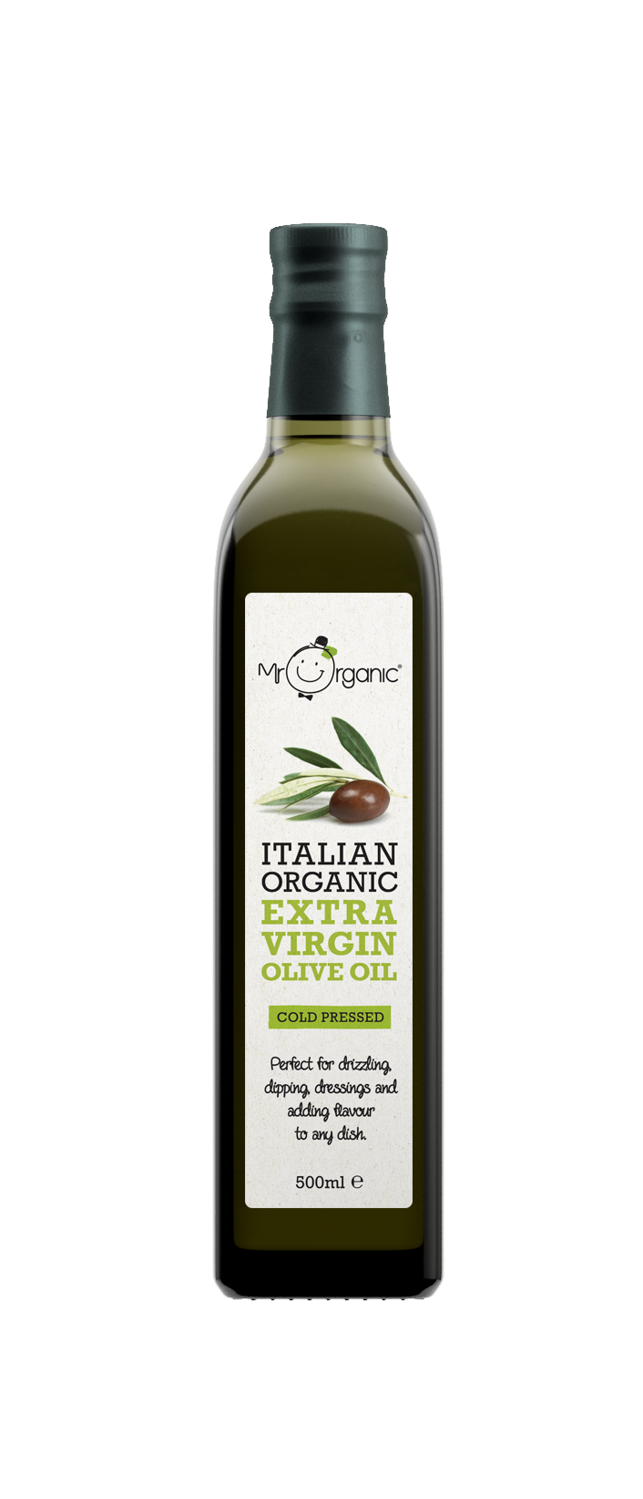 Mr Organic Extra Virgin Italian Olive Oil - Case of 6 X 500ml (Org)